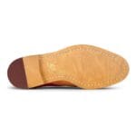 Mens Tan Tweed Olive Leather Gatsby Shoes Vintage Wedding Office Classic - Knighthood Store