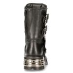 New Rock 391 S1 Reactor Boots Goth Metallic Alle Größen Unisex Schwarz Wadenlang - Knighthood Store