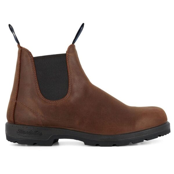Blundstone 1477 Antique Brown Thermal Leather Chelsea Ankle Boots Retro Vintage - Knighthood Store