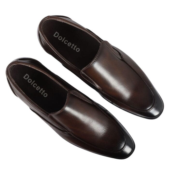 Mocasines de hombre con forro de cuero, sin cordones, estilo formal - Tienda Knighthood