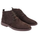 Stivaletti da uomo in pelle scamosciata con lacci e chukka da deserto - Knighthood Store