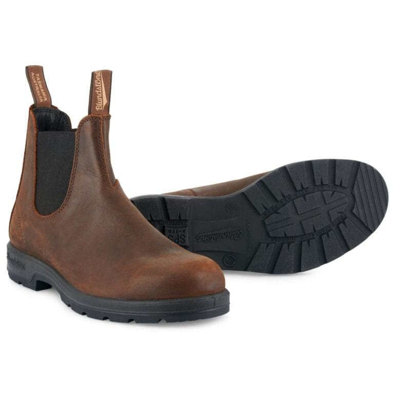 Stivaletto Chelsea Blundstone 1609 in pelle marrone anticata - Knighthood Store
