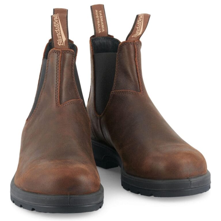 Stivaletto Chelsea Blundstone 1609 in pelle marrone anticata - Knighthood Store