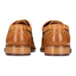 Mens Tan Tweed Olive Leather Gatsby Shoes Vintage Wedding Office Classic - Knighthood Store