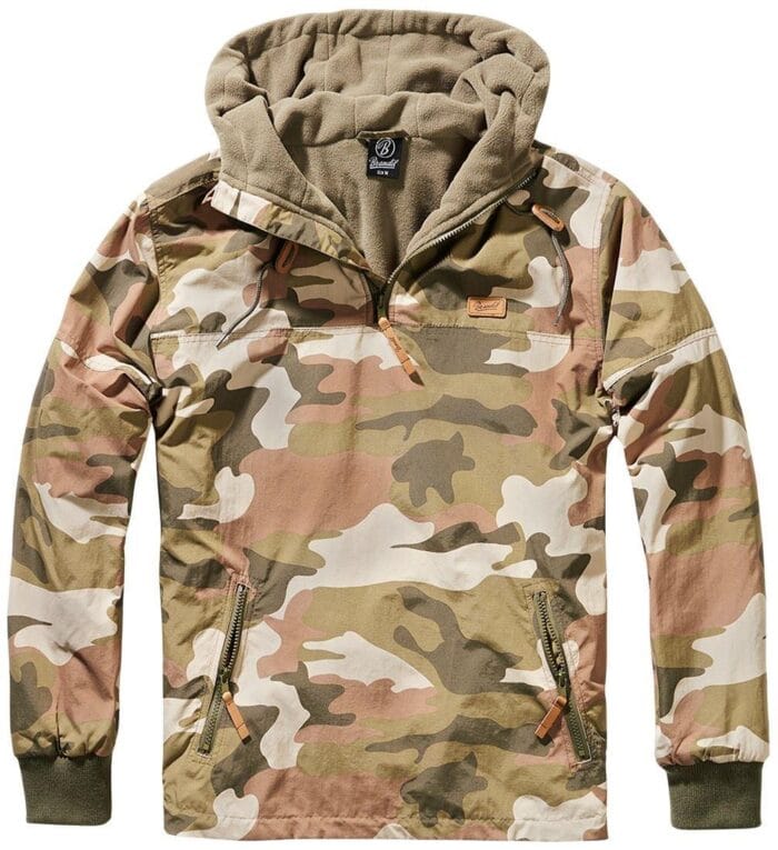 Brandit 9393 Luke Windbreaker mit Kapuze, Militär, Kampf, Armee – Knighthood Store
