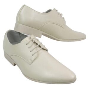Zapatos de hombre de piel azul, negra, crema y beige, de diseño italiano, con puntera y cordones - Knighthood Store
