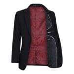 Boys 3 Piece Black Tailored Fit Complete Suit Classic Wedding Mourning Funeral - Knighthood Store