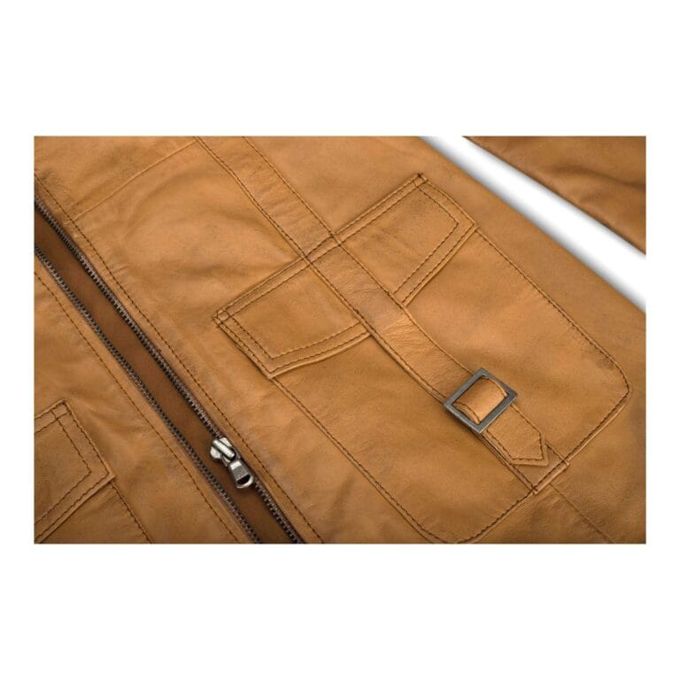 Trench-coat vintage en cuir véritable noir et beige pour femme - Knighthood Store