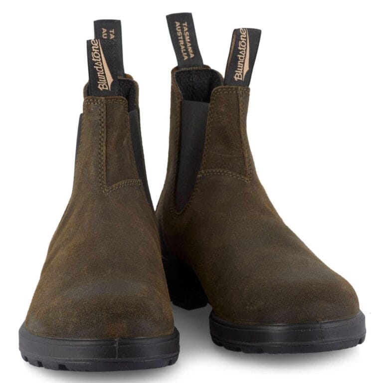 Blundstone 1615 Chelsea Boot aus dunkelolivfarbenem Wildleder - Knighthood Store