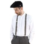 Bretelles de pantalon à rayures et carreaux vintage pour homme, style Gatsby Peaky Blinders des années 1920 - Knighthood Store