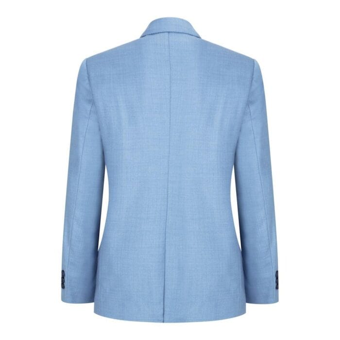 Boys 3 Piece Suit Sky Blue Light Wedding Party Christening Smart Formal - Knighthood Store