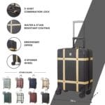Luggage Suitcase Travel Bag Carry On Hand Cabin Check in Hard-Shell 4 Spinner Wheels Trolley Set | Vintage - Image 110