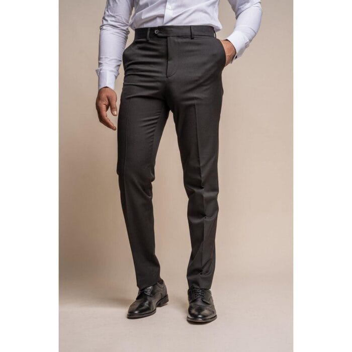 Traje clásico de dos piezas con cuello de pico para hombre, color negro - Knighthood Store