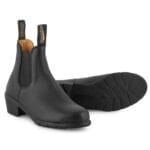 Blundstone 1671 Stivaletti Chelsea da donna in pelle nera con elastico alla caviglia - Knighthood Store