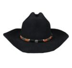 Chapeau de cowboy pour homme 100% en feutre de laine à large bord - Knighthood Store