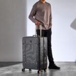 Luggage Suitcase Travel Bag Carry On Hand Cabin Check in Hard-Shell 4 Spinner Wheels Trolley Set | Vintage - Image 38