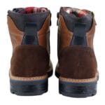 Mens Military Boots Laced Black Brown Side Zip Retro Punk Casual - Knighthood Store