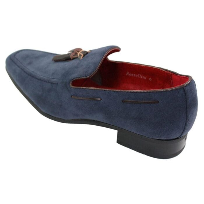 Mocassini da uomo in pelle scamosciata, scarpe da guida slip-on con nappe, eleganti e casual - Knighthood Store