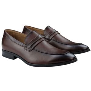 Mocassini da uomo, foderati in pelle, slip-on, eleganti, formali, neri e marroni - Knighthood Store