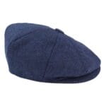 Mens Tweed Newsboy Peaky Blinder Baker Boy Razor Flat Cap Grandad Hat 8 Panel - Knighthood Store