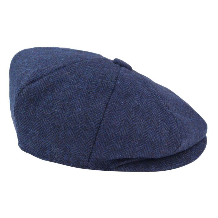 Mens Tweed Newsboy Peaky Blinder Baker Boy Razor Flat Cap Grandad Hat 8 Panel - Knighthood Store