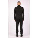 Manteau 3/4 long pour homme, coupe slim, en laine, coupe Blinders - Knighthood Store