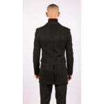 Manteau 3/4 long pour homme, coupe slim, en laine, coupe Blinders - Knighthood Store