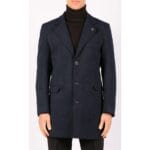 Manteau 3/4 long pour homme, coupe slim, en laine, coupe Blinders - Knighthood Store
