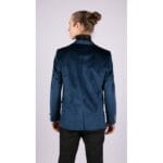 Herren-Blazer aus Samt, Anzugjacke, 2 Knöpfe, elegant, leger, formell, maßgeschneiderte Passform – Knighthood Store