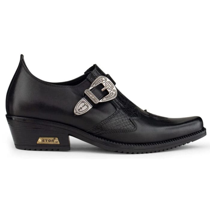 Mens Real Leather Snake Cowboy Riding Shoes Belt Western Cuban Heel Dancing - Image 1
