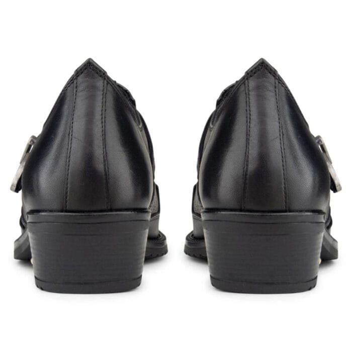 Mens Real Leather Snake Cowboy Riding Shoes Belt Western Cuban Heel Dancing - Image 4