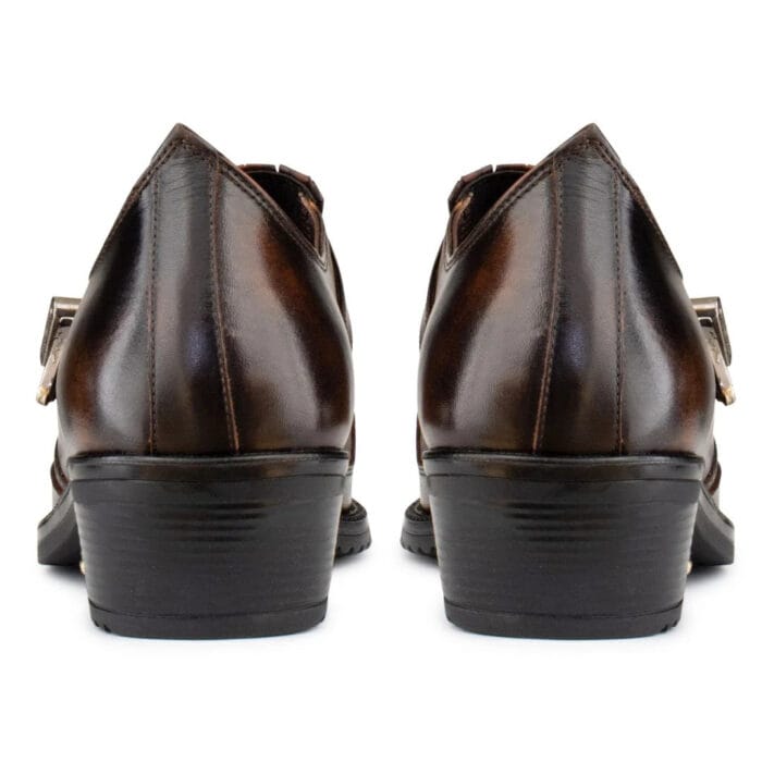 Mens Real Leather Snake Cowboy Riding Shoes Belt Western Cuban Heel Dancing - Image 9