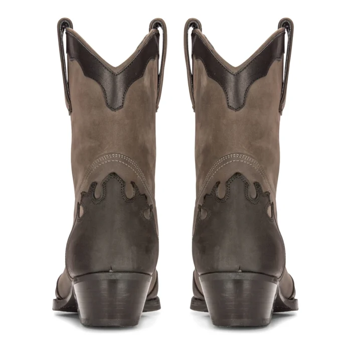 Mens High Western Boots Real Leather Riding Dancing Hunting Cowboy Vintage Pointed Toe - Image 3