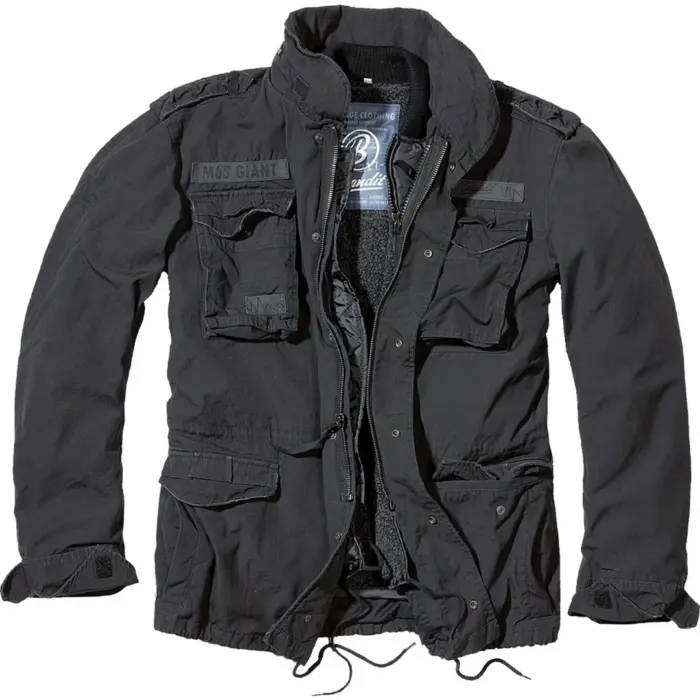 Brandit M65 Giant Military Parka Jacket US Army Combat Zip Fleece Warm Winter - Image 1