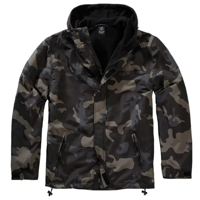 Brandit 3167 Windbreaker Zipped Hooded Jacket Military Army Jacket Camo - Image 4