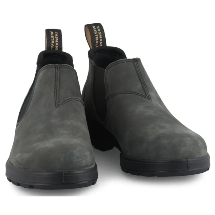 Blundstone 2035 Rustic Black Low-Cut Leather Boots Retro Vintage Slip On - Image 3