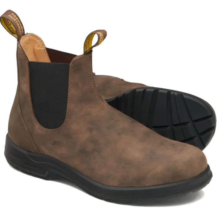 Blundstone 2056 Rustic Brown Leather Chelsea Terrain Boots Walking Hiking - Image 3