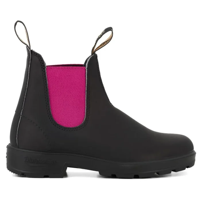 Blundstone 2208 Black Fuchsia Slip On Chelsea Boots - Image 1
