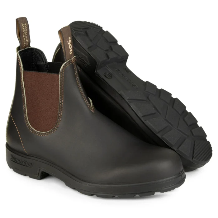 Blundstone 500 Stout Brown Chelsea Boots - Image 3