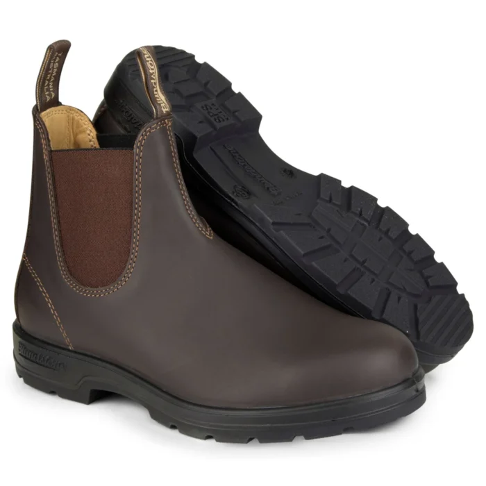 Blundstone 550 Walnut Brown Leather Australian Chelsea Ankle Boots - Image 3