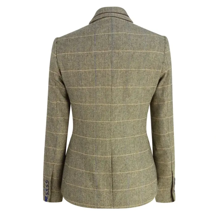Women Classic Tweed Herringbone Check Tan Brown Slim Fit Vintage peaky blinders - Image 5