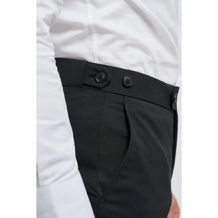 Men's Suit Black 2 Piece Double Breasted Tuxedo - Image 8
