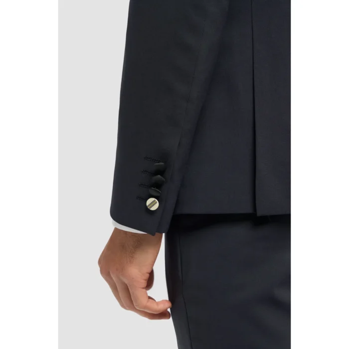 Men's Suit Navy 2 Piece Double Breasted Tuxedo - Image 5