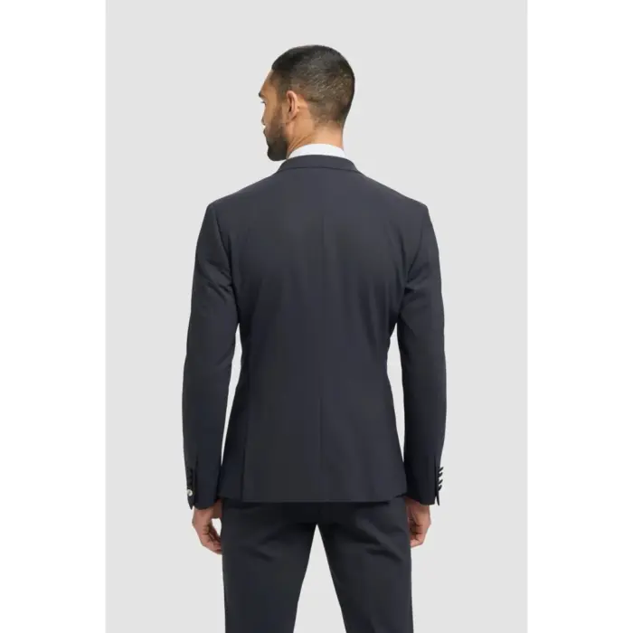 Men's Blazer Navy Formal Double Breasted Tuxedo Jacket - Image 3