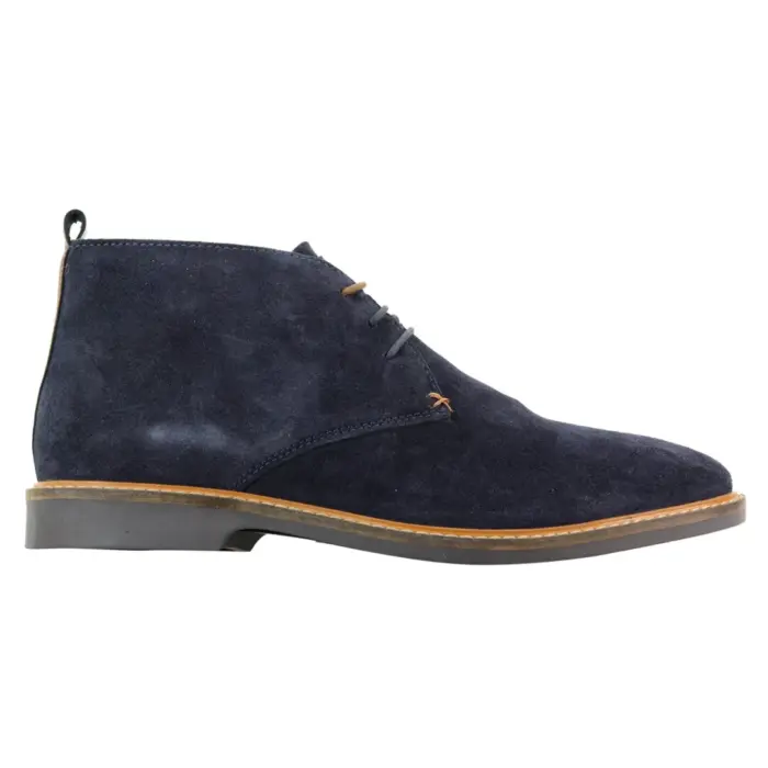 Mens Real Suede Italian Slip On Ankle Boots Smart Casual Desert Chelsea Dealer - Image 13