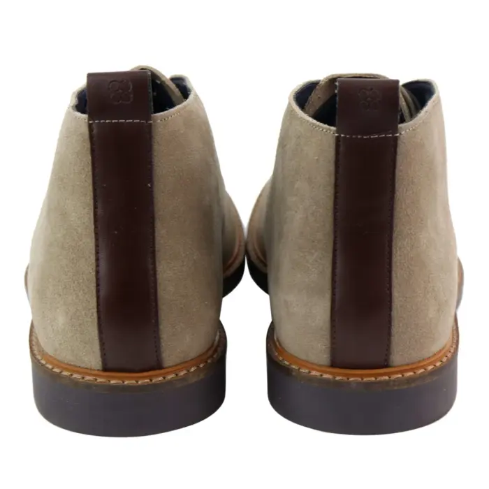 Mens Real Suede Italian Slip On Ankle Boots Smart Casual Desert Chelsea Dealer - Image 18