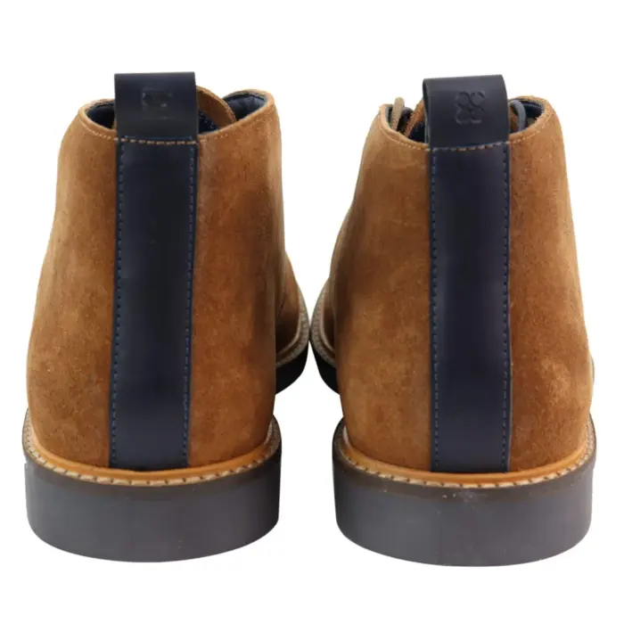Mens Real Suede Italian Slip On Ankle Boots Smart Casual Desert Chelsea Dealer - Image 22