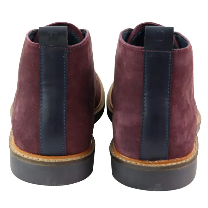 Mens Real Suede Italian Slip On Ankle Boots Smart Casual Desert Chelsea Dealer - Image 3