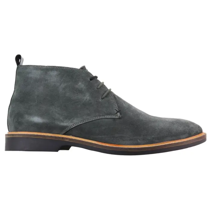 Mens Real Suede Italian Slip On Ankle Boots Smart Casual Desert Chelsea Dealer - Image 5