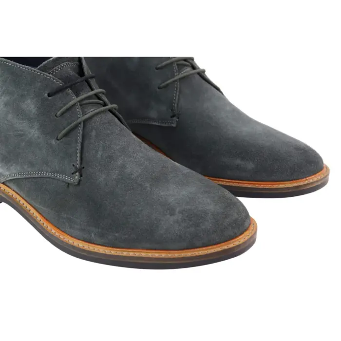 Mens Real Suede Italian Slip On Ankle Boots Smart Casual Desert Chelsea Dealer - Image 7